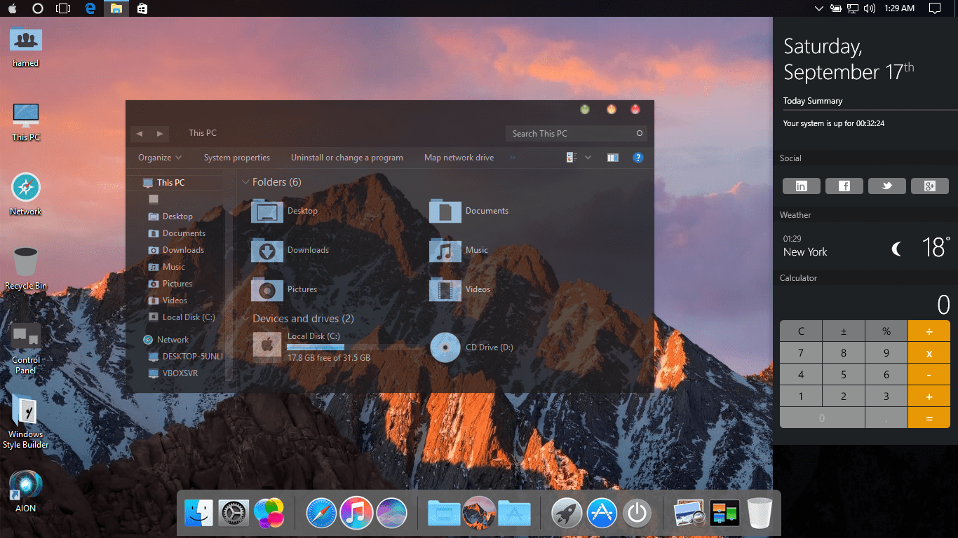 mac dock for windows 8.1